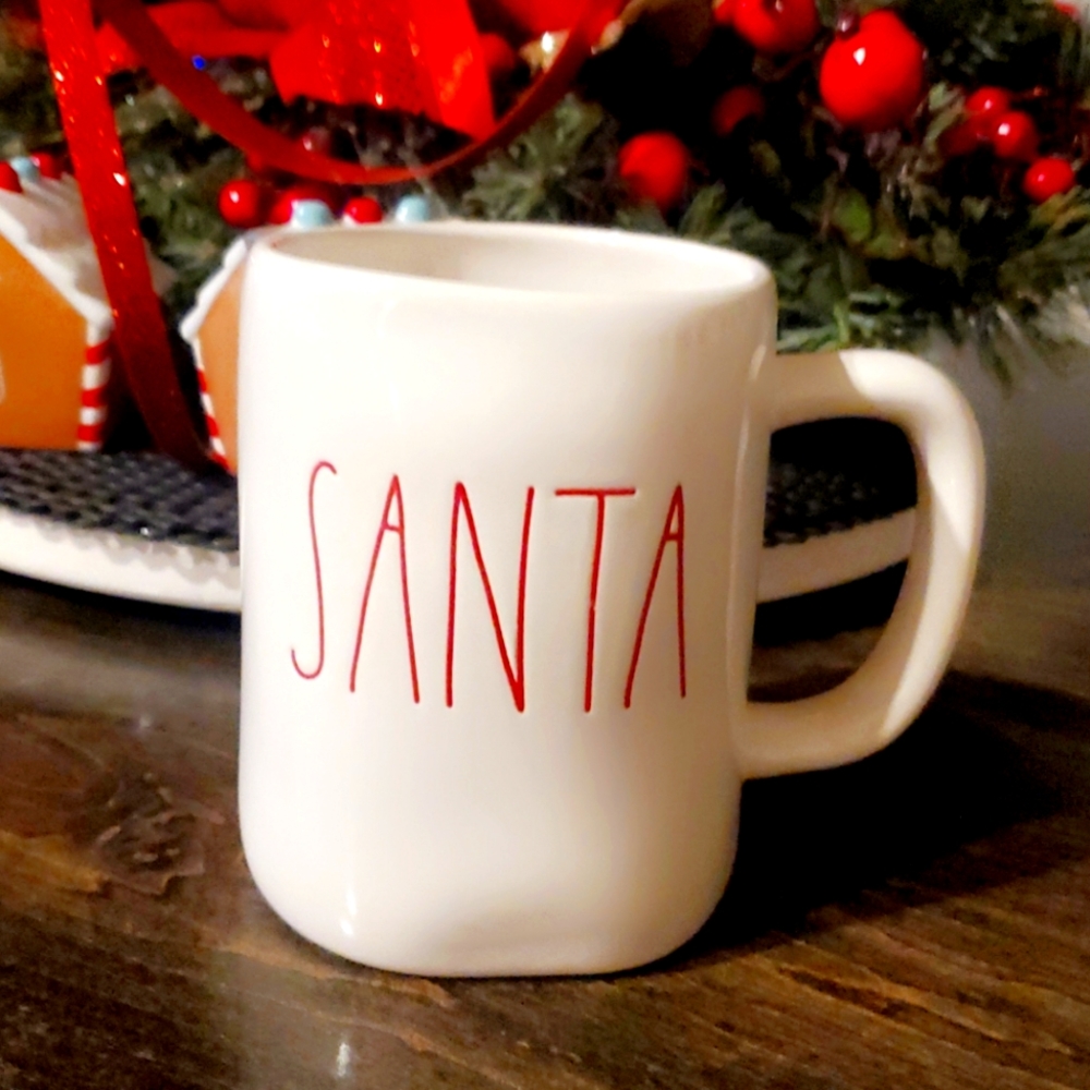 Rae Dunn Santa Christmas Mug